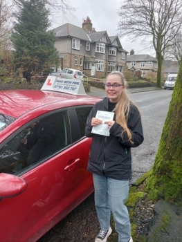 Huge congratulations go to Holly C, who passed her driving test today in Buxton at the first attempt and with only 4 driver faults.<br />
Well done you 👏👏👏<br />
It´s been an absolute pleasure taking you for lessons, enjoy your independence and stay safe