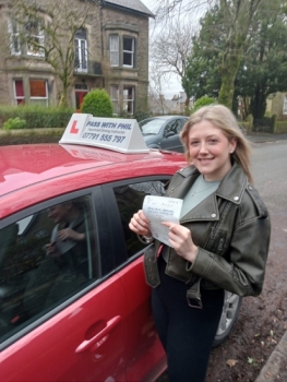 Huge congratulations go to Thea who passed her driving test today in Buxton at the first attempt and with only 6 driver faults. She joins my exclusive club of passing both theory and practical tests first time.<br />
<br />
It´s been an absolute pleasure taking you for lessons, enjoy your independence and stay safe 👏👏👏👏👏