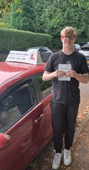 Massive congratulations go to Ben, who passed his driving test this morning in Buxton and with only 2 driver faults. Outstanding drive fella, well done.<br />
It´s been an absolute pleasure taking you for lessons, enjoy your independence and stay safe 👍