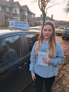 Massive congratulations go to Holly, who passed her driving test today at the 1st attempt. She joins my exclusive club of passing both theory and practical 1st time. It´s been an absolute pleasure taking you for lessons, enjoy your independence and stay safe.<br />
<br />
👏👏👏