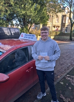 Huge congratulations go to Liam, who passed his driving test today at the 1st attempt and with only 6 driver faults.<br />
Great drive fella 👍 <br />
It´s been an absolute pleasure taking you for lessons, enjoy your independence and stay safe 👏👏👏