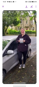 Huge congratulations go to Millie P who passed her driving test today in Buxton with only 3 driver faults. It´s been an absolute pleasure taking you for lessons, enjoy your independence and stay safe 👏👏👏👏👏